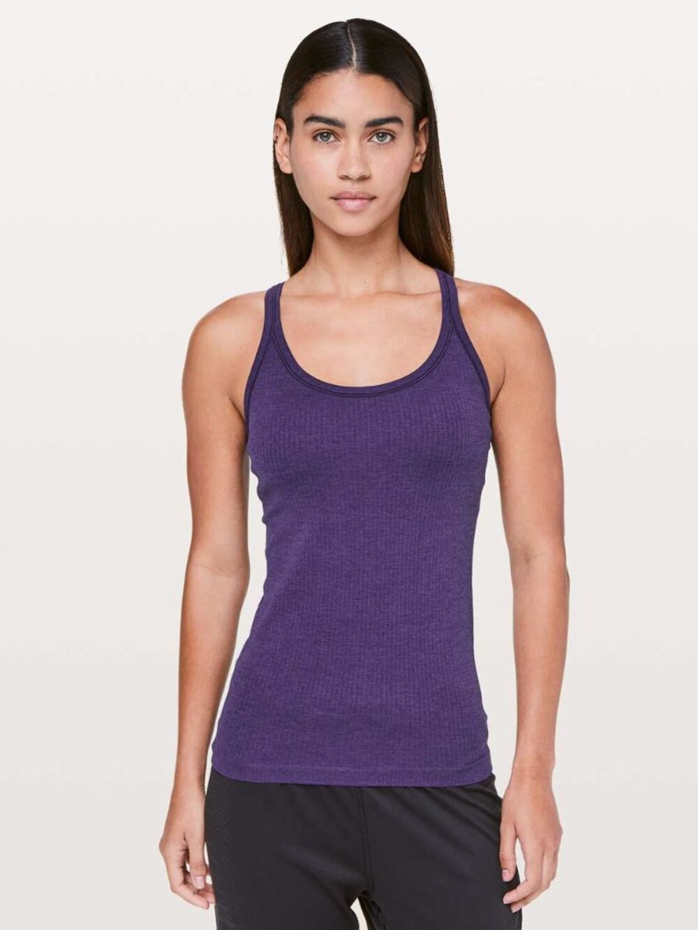 NWT Lululemon Ebb To Street Tank II - 14 Dark Court Purple